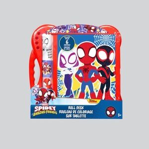 Marvel Spidey and Amazing Friends Plastic Roll Desk